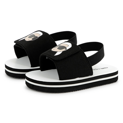 Light hook-and-loop sandals KARL LAGERFELD KIDS UNISEX