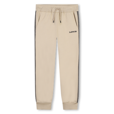 Jogging trousers with trim LANVIN BOY