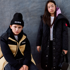 Long hooded parka HUGO 
                    GIRL