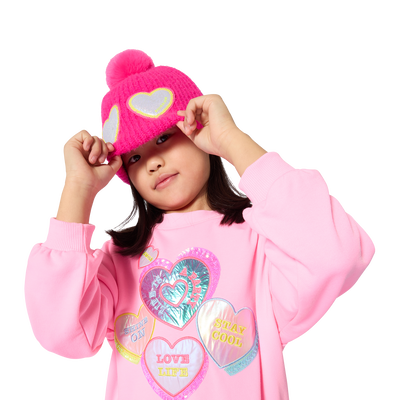 Soft novelty yarn beanie BILLIEBLUSH GIRL