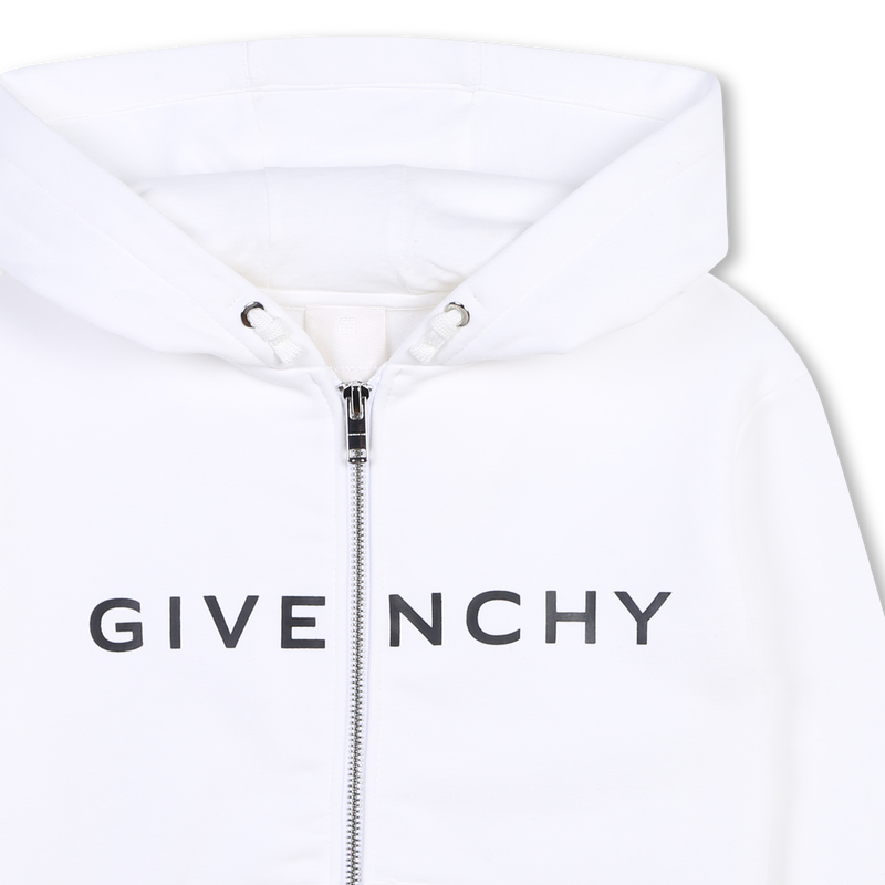 Zip-Up Hooded Cardigan GIVENCHY 
                        GIRL