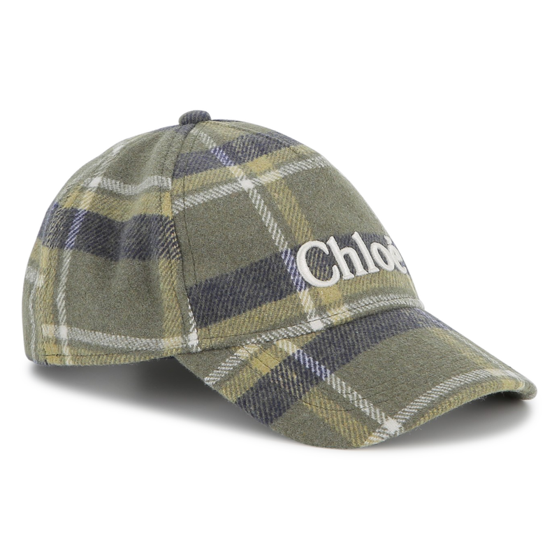 Plaid cap CHLOE 
                        GIRL