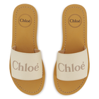 Sheepskin leather slides CHLOE 
                    GIRL