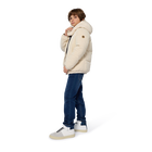 Bi-material down jacket BOSS 
                    BOY