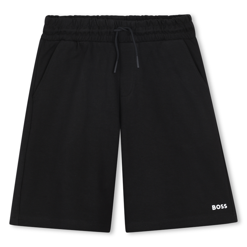 Cotton polo shirt and shorts BOSS 
                        BOY