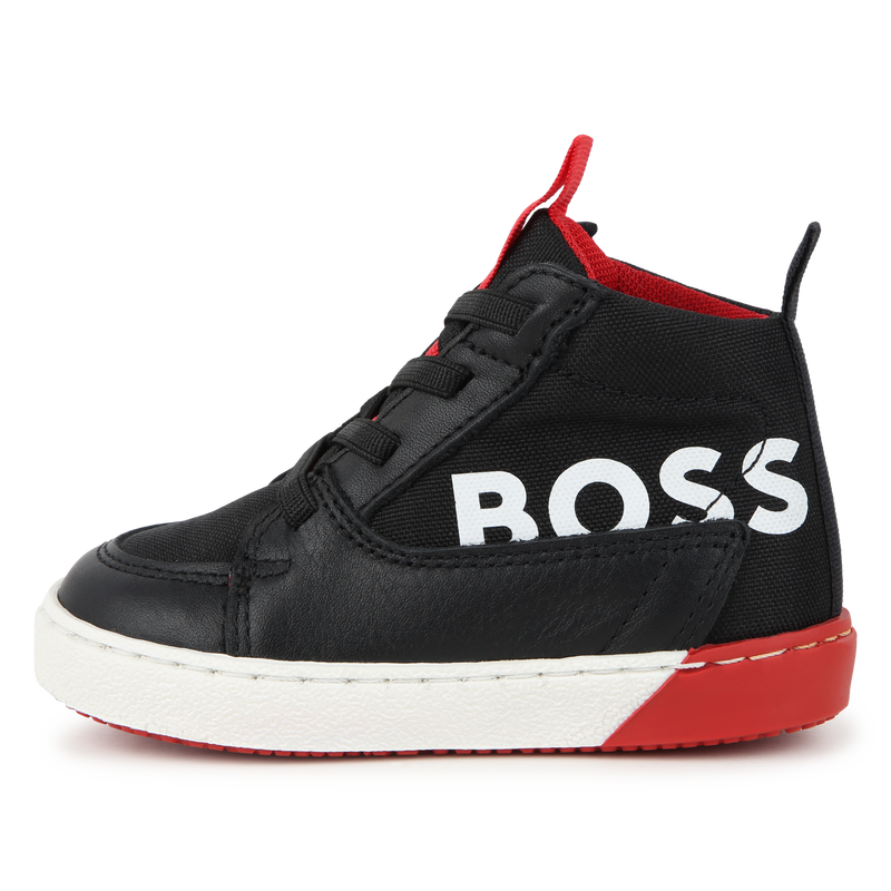 Hook-and-loop lace-up trainers BOSS 
                        BOY