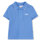 Short-sleeved polo shirt, GIRBLUE, hi-res