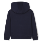 Hooded fleece cardigan MICHAEL KORS 
                    GIRL