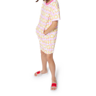 Printed fleece dress HUGO 
                    GIRL
