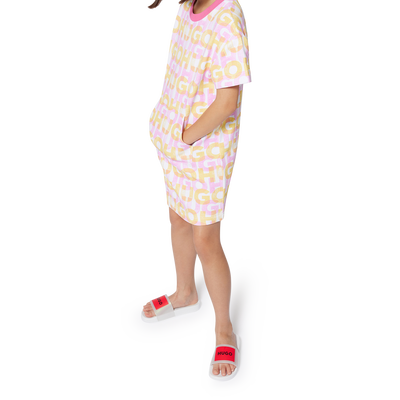 Printed fleece dress HUGO GIRL
