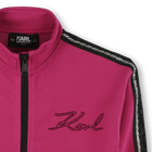 Double jersey cardigan KARL LAGERFELD KIDS 
                    GIRL