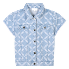 Short-sleeved denim jacket MICHAEL KORS 
                    GIRL
