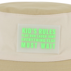Bucket hat with badge BILLIEBLUSH 
                    BOY