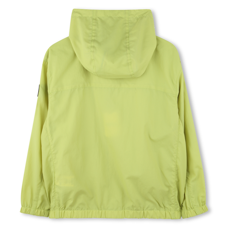 Hooded zip-up windbreaker