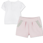 Shorts and T-shirt set KARL LAGERFELD KIDS 
                    GIRL