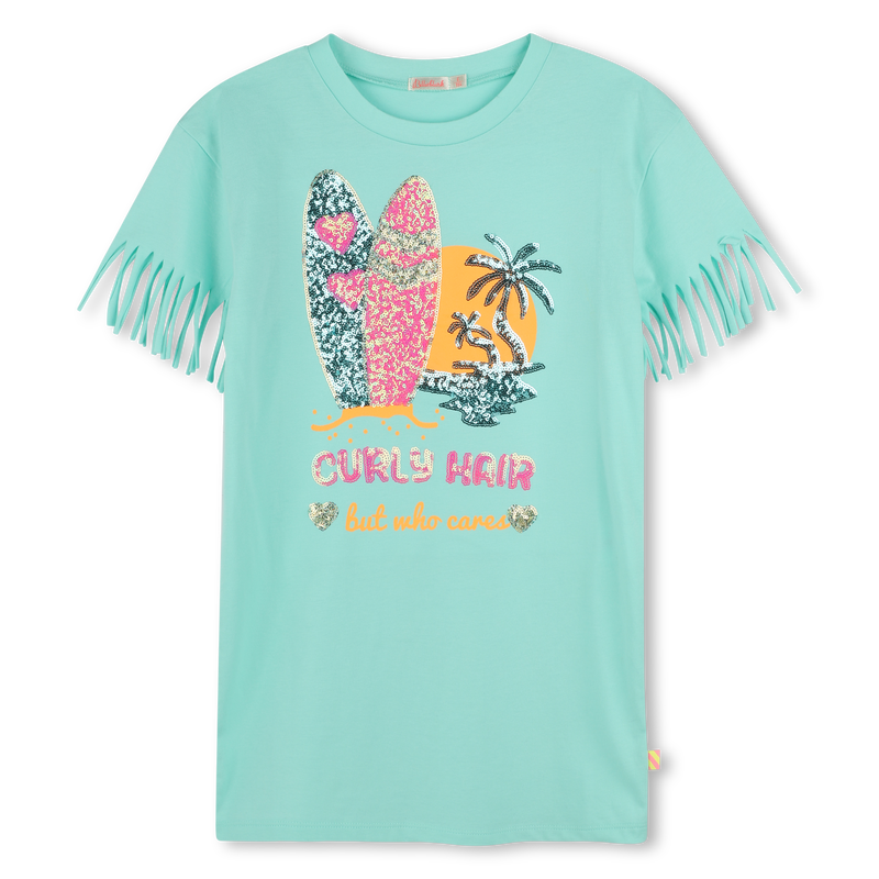 Straight dress with fringe BILLIEBLUSH 
                        GIRL