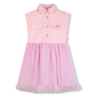 Bi-material dress BILLIEBLUSH 
                    GIRL