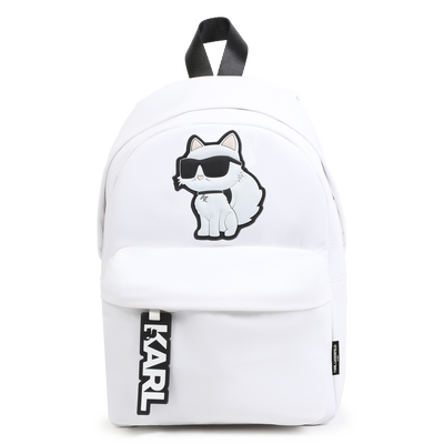 Small rucksack with badge KARL LAGERFELD KIDS GIRL