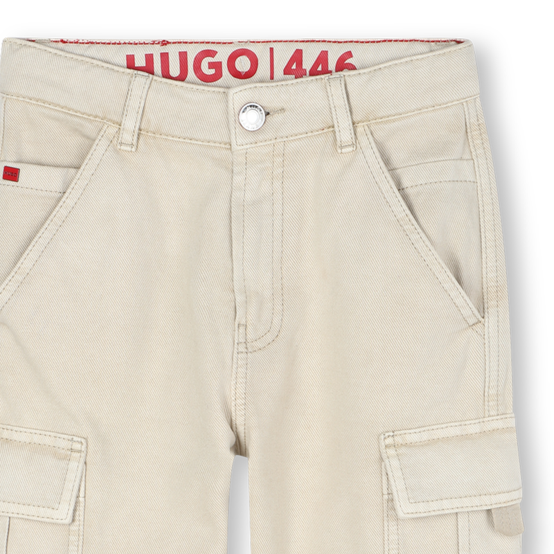 Twill trousers HUGO 
                        BOY