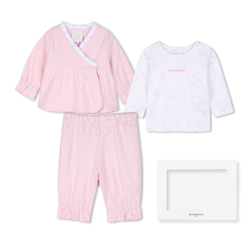 Pants, cardigan, and t-shirt set GIVENCHY 
                        GIRL