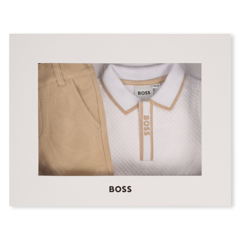 Polo shirt and shorts set BOSS 
                        BOY