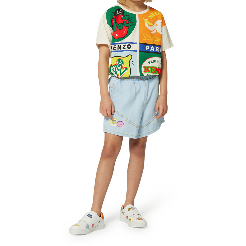 Denim shorts KENZO KIDS 
                        GIRL