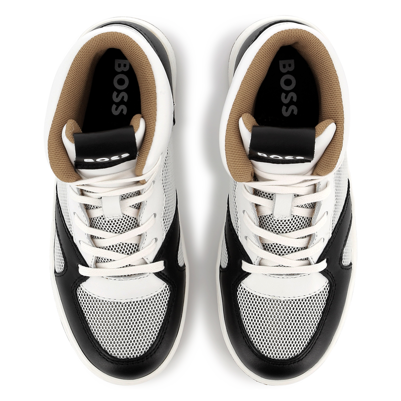 Hi-top lace-up trainers BOSS 
                        BOY