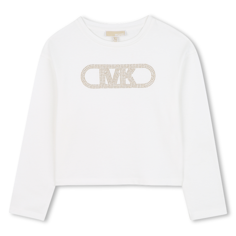 Long-sleeved jersey T-shirt MICHAEL KORS 
                        GIRL