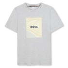 Short-sleeved T-shirt, CHINE GREY, hi-res