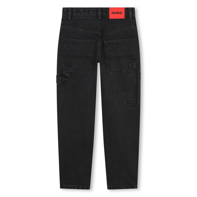 Plain loose-fitting jeans HUGO 
                        BOY