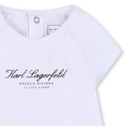 T-shirt and skirt set KARL LAGERFELD KIDS 
                    GIRL