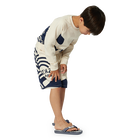 Bermuda shorts with prints KENZO KIDS 
                    BOY