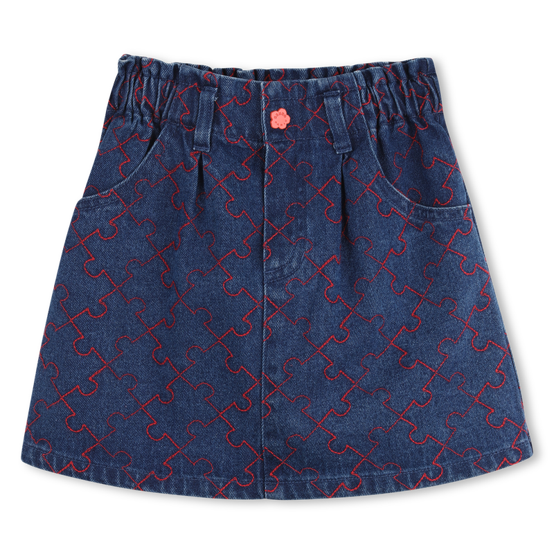 Denim skirt KENZO KIDS 
                        GIRL