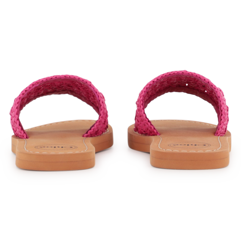 BRAIDED SLIDES CHLOE 
                        GIRL