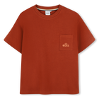 Embroidered cotton T-shirt BOSS 
                    BOY