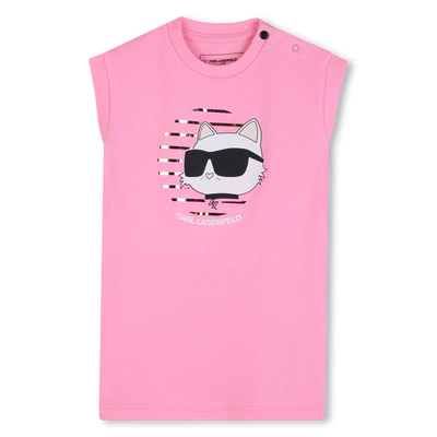 SHORT SLEEVE DRESS KARL LAGERFELD KIDS GIRL