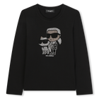 Long Sleeve T-Shirt KARL LAGERFELD KIDS 
                    GIRL