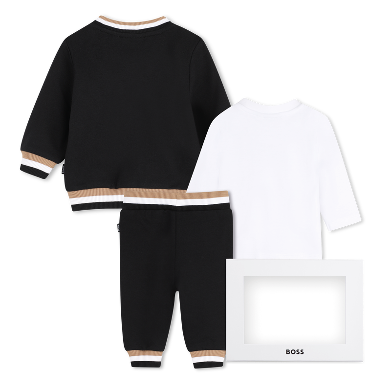 Pants, cardigan, and t-shirt set BOSS 
                        BOY