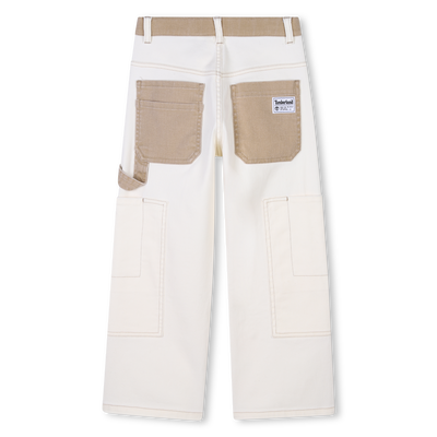 Adjustable twill trousers TIMBERLAND BOY