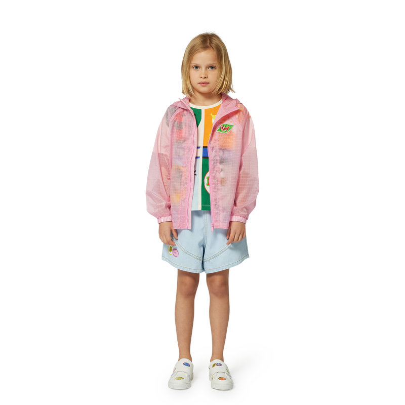 Water-repellent windbreaker KENZO KIDS 
                        GIRL