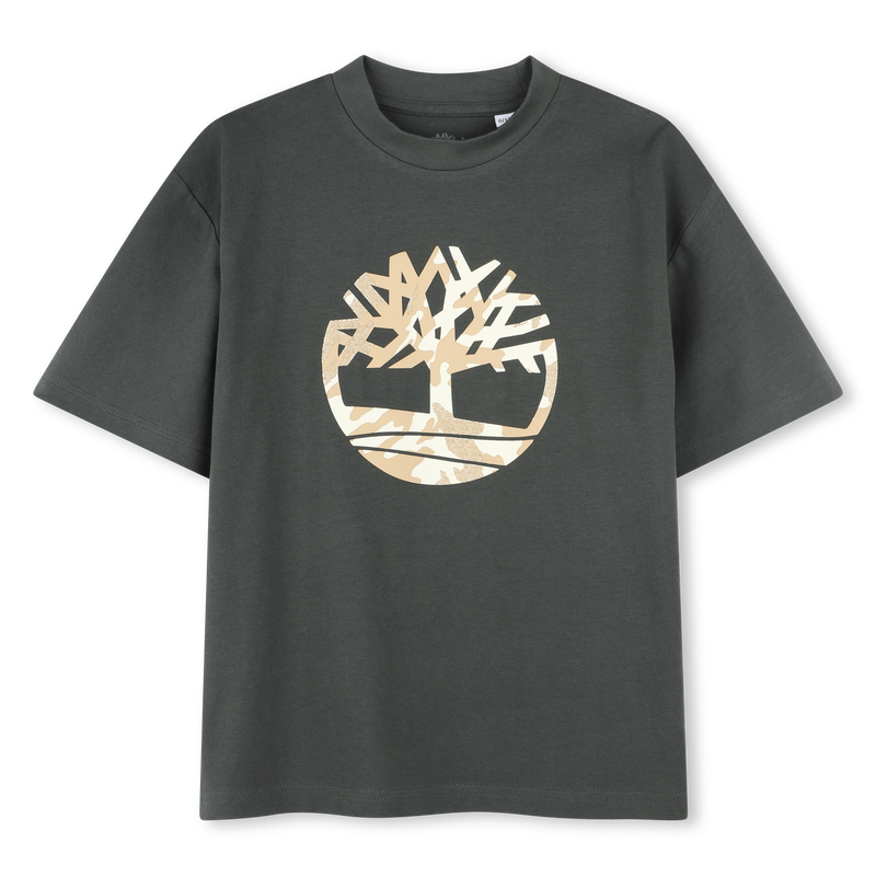 Raised logo print T-shirt TIMBERLAND 
                        BOY