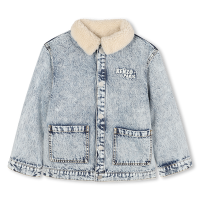 Reversible jacket with snaps KENZO KIDS BOY