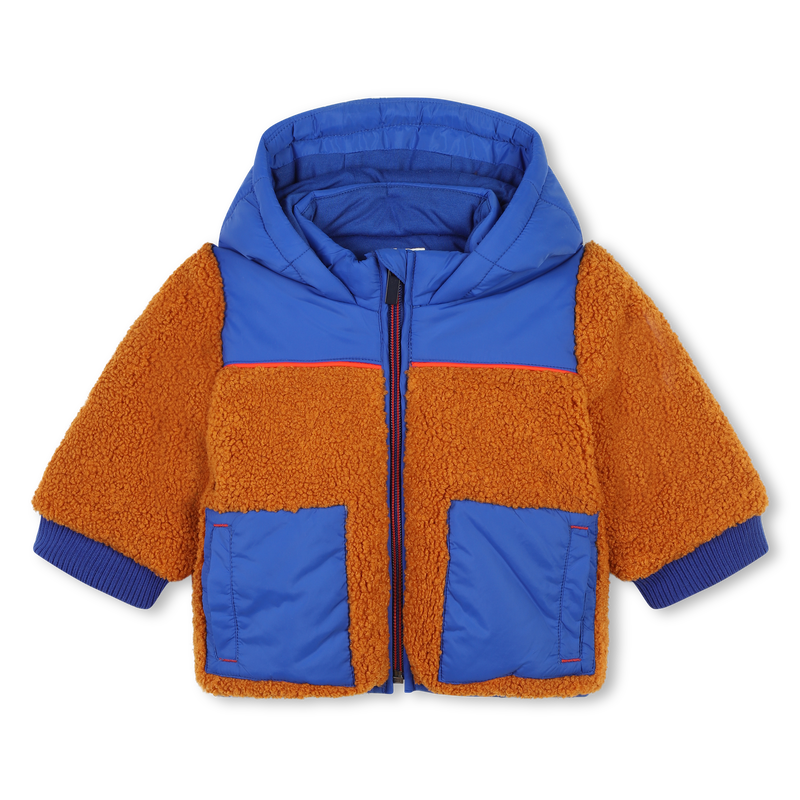 Two-tone bi-material coat CARREMENT BEAU 
                        BOY