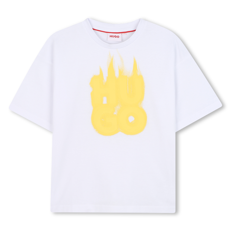 Short-sleeved cotton T-shirt HUGO 
                        BOY