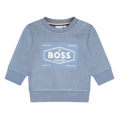 Round-neck fleece sweatshirt BOSS BOY