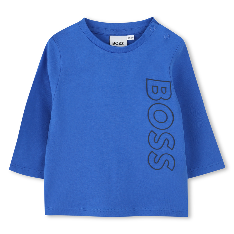 Cotton T-shirt with logo BOSS 
                        BOY