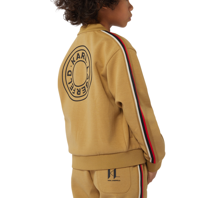 Zip-up jogging cardigan KARL LAGERFELD KIDS 
                        BOY