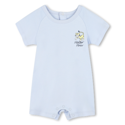 Short printed romper KENZO KIDS BOY