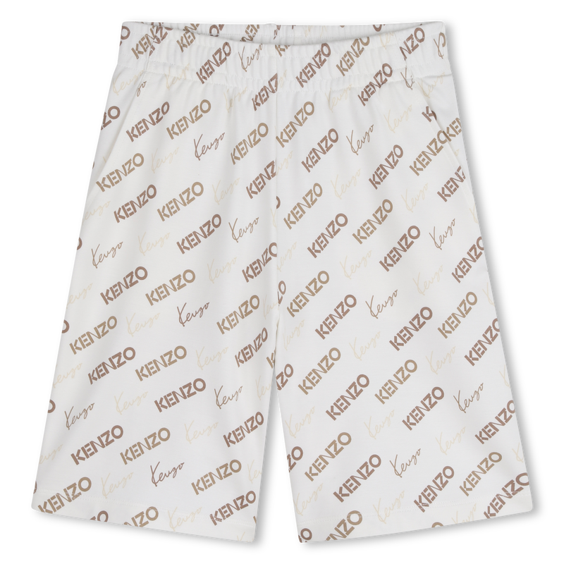 BERMUDA SHORTS WITH PATCH POCKETS KENZO KIDS 
                        UNISEX