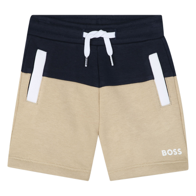 Two-tone fleece shorts BOSS BOY
